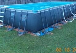 INTEX 26377EH Ultra XTR Deluxe Rectangular Above Ground Swimming Pool Set: 32ft x 16ft x 52in – Includes 2650 GPH Sand Filter Pump – Saltwater System – SuperTough Puncture Resistant – Rust Resistant with Sand Filter Pump & Saltwater System 32 31r0WkmggoL