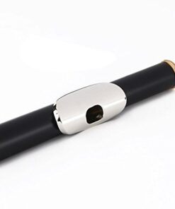 Glory Closed Hole C Flute With Case, Tuning Rod and Cloth,Joint Grease and Gloves black/Laquer Black/Gold 14 31r0rprGBfL
