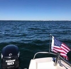 Amarine Made Stainless Steel Rail Mount Boat Pulpit Staff (7/8" - 1 1/4"), boat yacht marine flag pole with US flag Embroidered Stars American Boat Flag Boat Cabin Flags 29 31rLgHqcqZL