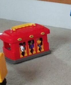 Daniel Tiger's Neighborhood Deluxe Electronic Trolley Vehicle with 2 Songs, 12 Phrases, Sounds & Light! Daniel & Mom Tiger Figures Included, For Ages 3+ 53 31rwFiC5B9L 3