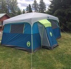 Coleman 8-Person Camping Tent with Built-in Closet | Tenaya Lake Cabin Tent with Fast Pitch Setup 73 31s4whCNTKL