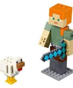 LEGO Minecraft Alex BigFig with Chicken 21149 Building Kit (160 Pieces) (Discontinued by Manufacturer) 12 31sZTGPYUPL