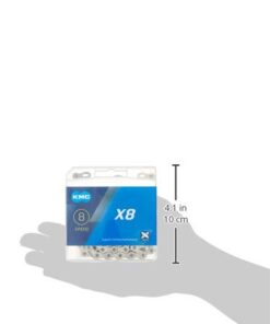 KMC X8.99/X8 Bicycle Chain (1/2 x 3/32-Inch, 116L, Silver) 1 29 31snJHU3lpL