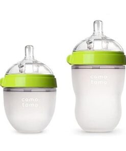 Comotomo Natural Feel Bundle - 2 Items (Green, 5oz + 8oz) 4 31te50HmYFL