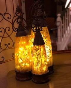 YIHONG 4 Set Fairy Lights Battery Operated - 16.4ft Led Christmas String Lights 8 Modes 50 LED Starry Lights - Copper Wire Firefly Lights for Wedding Birthday Party Christmas Decoration- Warm White 45 31u aToCJ8L