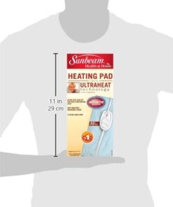 Sunbeam Heating Pad for Pain Relief | Standard Size Ultra Heat, 3 Heat Settings | Light Blue, 12 Inch x 15 Inch UltraHeat, 12 x 15 33 31uUIIaznBL