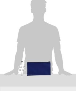 MMF Industries Leatherette Zipper Wallet, 3 Wallets per Pack, Blue, 11 x 6 Inches (234110638) 3 Pack 6 31usoiuXa5L