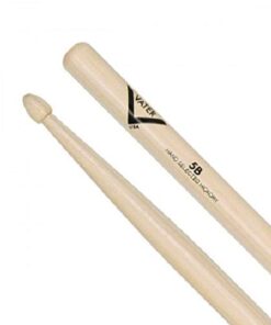 Vater 5B Wood Tip Hickory Drum Sticks, Pair Hickory Wood 7 31wGaIXRyQL