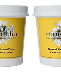 Mandelin Premium Almond Paste: No Sugar Added, 66% Almonds, 34% Maltitol (2 lb) 2 Pound (Pack of 1) 6 31wzKLGnd4L
