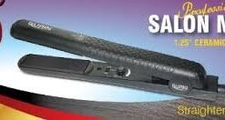 Gurin Ceramic Tourmaline Flat Iron Hair Straightener, 1.25 inch with Carrying Case 24 31xKy7Q3rhL