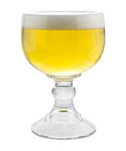 Alternative view of Chefcaptain Schooner Beer Glass - 21.5 Oz Extra Large Goblet Crystal Style ZERO LEAD Shrimp Cocktail, Coronaritas, Margaritas 4 PACK Classic 21.5 OZ