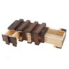 lowpricenice Magic Wooden Box with Extra Secure Secret Drawer, Brown 16 31y1ys0Cb5L