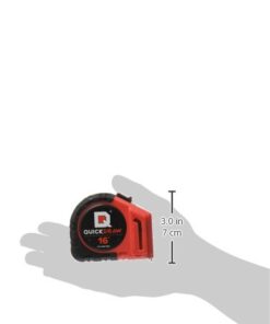 16' Foot QUICKDRAW PRO Self Marking Tape Measure - 1st Measuring Tape with a Built in Pencil - Contractor Grade Steel Tape - 16 Foot Power Locking Tape Ruler 16' Measuring Tape 9 31yIqzmXQHL