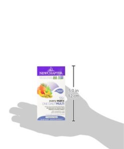 New Chapter Men's Multivitamin 50 Plus for Brain, Heart, Digestive, Prostate & Immune Support with 20+ Nutrients + Astaxanthin - Every Man's One Daily 55+, Gentle on The Stomach - 72 ct Tablet for Men 72 Count (Pack of 1) 19 31yztlgsHDL