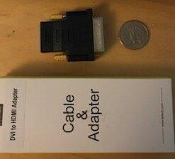 Rankie DVI to HDMI Adapter, 2-Pack Gold-Plated 1080P Male to Female Converter (Black) Black 41 31zMFoaJGL