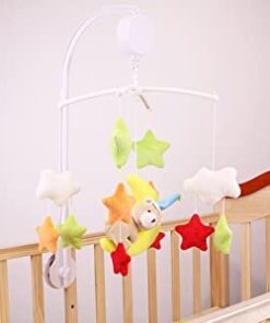 AFUNTA Baby Crib Mobile Music Box Holder Arm Bracket Nut Screw Box Mobile 12 31zlbqIm5TL