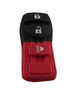 KEMANI Car Key Case for 2004-2009 Nissan Quest 5 Button Keyless Remote Entry Fob Shell with Button pad Replacement 17 31zp7w3uitL