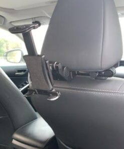 Macally Car Headrest Tablet Holder, Adjustable iPad Car Mount for Kids in Backseat, Compatible with Devices Such as iPad Pro Air Mini, Galaxy Tabs, And 7" to 10" Tablets and Cell Phones - Black 62 31zwgFFy6eL