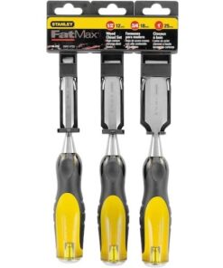 Stanley 16-970 FatMax Short Blade Chisel Set, 3-Piece 16 41 N8ycqnvL