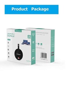 SmartSee Miracast Wireless Display Receiver 1080P HDMI WiFi Media Streamer Adapter Support YouTube Netflix Hulu Plus Airplay DLNA TV Stick for Android/Mac/iOS/Windows (2.4G) 24 41 NLxACIaL