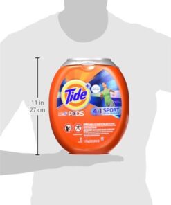Tide PODS 4 in 1 Febreze Sport Odor Defense, Laundry Detergent Soap PODS, High Efficiency (HE), 61 Count Active fresh 61 Count (Pack of 1) 25 41 Rp42aCQL