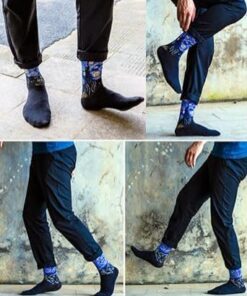 Chalier Womens Fun Socks Famous Painting Patterned Art Socks & Printed Cool Novelty Funny Socks for Women One Size 1 Set A-oil Painting Multicolor 2 (5 Pairs) 21 41 V3SJcTRL