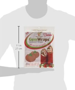 NewGem Sandwich Wrap - Tomato 6 Wraps 22 41 V4P8xxL