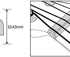 Grover Acoustic Guitar Nut (GP1103) 26 41 baccvioL
