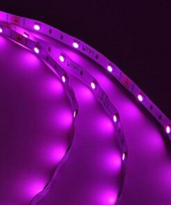 LEDwholesalers 12-Volt 16.4-ft RGB Color-Changing Kit with Controller and IR Remote, Power Supply, and LED Strip in White PCB, 2034RGB-R2+3369+3208 41 41 p0te9CWL