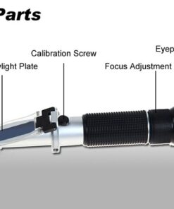 Automatic Temperature Compensation 0-32% Brix Refractometer Beer Wine CNC Fruit by Ade Advanced Optics 10 41 tpqfvwDL