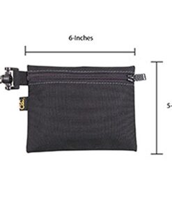 CLC Custom Leathercraft 1100 Multi-Purpose Clip-on Zippered Poly Bags, 3 Pack 30 41 wtj7YugL