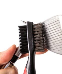 Golfing Gizmos Golf Club Brush Cleaner, Brush Only - Premium Tour Grade and Heavy Duty Golf Accessories - Ideal Golf Gift for Golfers Matte Black + Premium Gift Box 7 410Tb aCIL