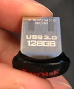 SanDisk Ultra Fit 128GB USB 3.0 Flash Drive - SDCZ43-128G-GAM46 31 410W3ZDmML
