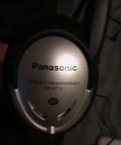 Panasonic Headphones, On-Ear Lightweight Earphones with XBS for Extra Bass and Clear, Natural Sound, 3.5mm Jack for Phones and Laptops, Work from Home - RP-HT21 (Black & Silver), 36 x 6.7 x 0.5 inches On Ear - No Mic 39 410XoAFVXSL