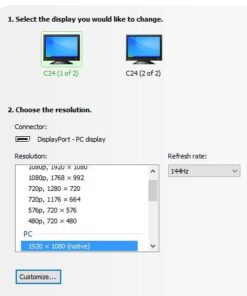 Sceptre C248W-1920R 24" Curved 75Hz Gaming LED Monitor Full HD 1080P HDMI DisplayPort VGA Speakers Ultra Thin Metal Black Single 31 410ZAzjPRdL