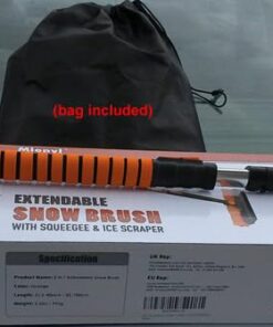 5in1 Car Snow Ice Scraper and Brush for Car SUV Trucks, 1x Ice Snow Shovel, 1x Heavy Duty 42" Extendable Snow Cleaning Brush Squeegee Broom, 1x Scratch Ice Snow Scraper Remover for Car Windshield 42" With Shovel 65 410bRjjr9uL