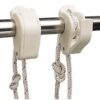 Sea Dog 327200-1 Rail Mount Loop Cleat Fender Holder , White 1 Count (Pack of 1) 15 410o6nbz3pL