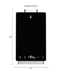 Alternative view of Eccotemp i12-LP Water Heater, 4 GPM, Black Liquid Propane