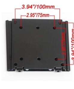 VideoSecu LCD LED Monitor TV Wall Mount for 19" 20" 22" 23" 24" 26" 27" 30" 31" Flat Panel Screen Maximum Loading 66lbs VESA 75/100 Ultra Thin Mount Bracket 1EA 29 411EHQmpxWL