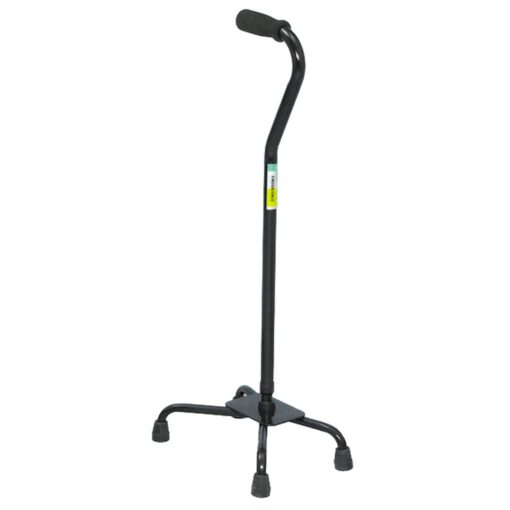 Essential Medical Supply Small Base Quad Cane, Black