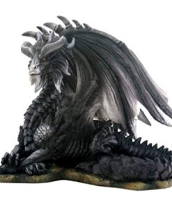YTC Dark Dragon (Black) Collectible Serpent Figurine Sculpture Statue Art