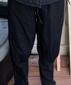 Men's Ankle Banded Pants Medieval Viking Navigator Pirate Costume Trousers Renaissance Gothic Pants XX-Large Black 17 411m3DIEYkL