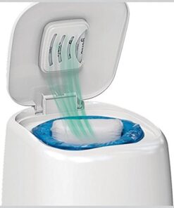 Playtex Diaper Genie Complete Diaper Pail with Odor Lock Technology, White 22 411wS877wSL