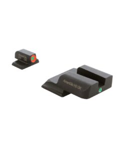 AMERIGLO i-Dot Sight Set, Compatible with Smith & Wesson M&P Shield (Excludes EZ) | Durable High-Performance Green Tritium Front & Rear Night Sights Green/Orange 25 411z6ahYuuL 2