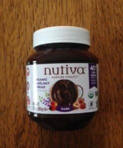 Nutiva Organic Vegan Hazelnut Spread, Dark, 13 Oz, USDA Organic, Non-GMO, Fair Trade & Sustainably Sourced, Vegan & Gluten-Free, Plant-Based Spread with Less Sugar Dark Chococlate 32 412ACqdHlIL