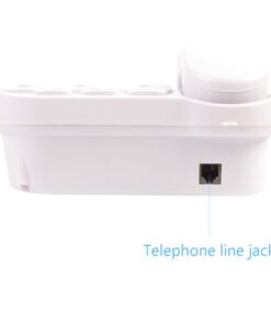 Big Button Phone for Elderly - Amplified Corded Phone for Hearing Impaired Aid Landline Telephones with Speakerphone for Seniors Elderly Phone for Low Vision Home Phones with Large Key(White) 19 412Qncc8DYL