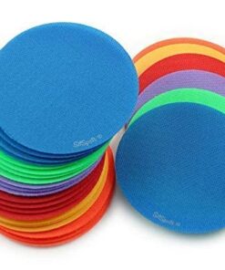 SitSpots® 30 Multi Color Circle Packs - Classroom Circle Floor Dots | The Original Sit Spots for Your Classroom Seating, Organizing and Managing Your Students (4" Circles (30), Original Multi-Color) 4" Circles (30) 17 412R1qYfmpL