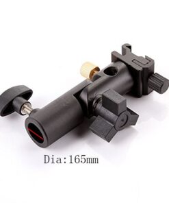 Fotga E-Type Camera Flash Speedlite Mount Swivel Light Stand Bracket with Umbrella Reflector Holder, Cold Shoe Clip for Camera DSLR Nikon Canon Pentax Olympus and other DSLR Flashes Studio LED Light 16 412ZozWVn5L