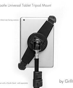 GRIFITI Nootle Universal Tablet Tripod Monopod Adjustable Mount for All 7 to 11 Inch Tablets 1/4 20 Threaded Connector for Small to Standard iPads, iPad Pro, and Other Tablets Holder Attachment 11 412r8XEm1GL