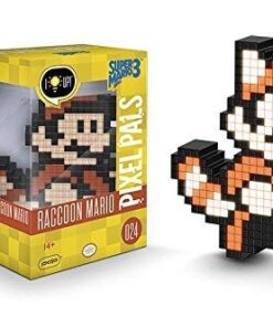 PDP Pixel Pals Nintendo Super Mario Bros 3 Raccoon Mario Collectible Lighted Figure, 878-032-NA-TNM 11 413CDG5CgKL